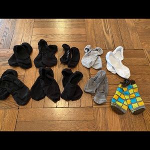 Lot of ten no show socks